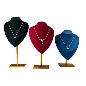 Haut de gamme nouveau Style bijoux vitrine ensembles d'affichage Mannequin factice <span class=keywords><strong>pour</strong></span> pendentif collier bijoux affichage accessoires - Product Image 1