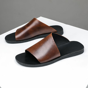 Chaussons d'été sportifs pour hommes, antidérapants, en EVA, à bout rond, pour couple, semelle épaisse, usage extérieur, haute valeur esthétique - Product Image 3