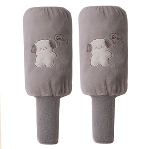 Women's Pink Cartoon Leg Warmers With Cute Embroidery Keep Warm For Autumn Winter - Product Image 2