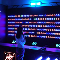 Jeu de tir au laser LED adapté aux salles de jeux intérieures, pistolets laser multijoueurs pour les rassemblements familiaux et les compétitions d'équipe