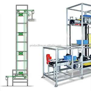 Elevador de transportador vertical CVC, operaciones de agilización, ahorro de tiempo y costos, transportador vertical continuo