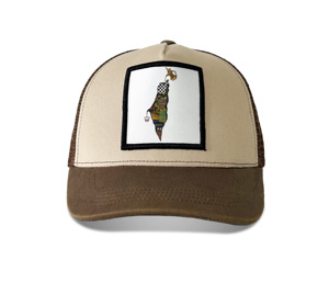 Casquettes Trucker en Coton Structuré à 5 Panneaux avec Écusson Frontal Marron – Qualité Supérieure, Bicolore, Populaire, Nouvelle Collection 2026 - Product Image 5