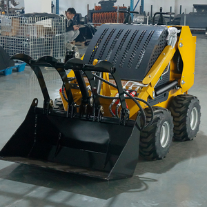 Versatile Mini Compact <b>Wheel</b> Front Skid Steer <b>Small</b> Track Various Attachments High Efficiency Farm Garden - Product Image 3