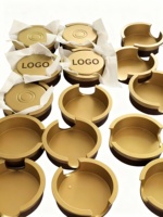Sous-verre en métal émaillé personnalisé OEM, support de boisson durable, plaque emblématique, commande en gros, expédition directe du fabricant, livraison rapide