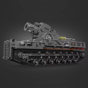 MOULD KING 20028 Bloques de construcción de tanques de control remoto militar-Construye el modelo Karl Mortar-Regalos ideales para niños - Product Image 2