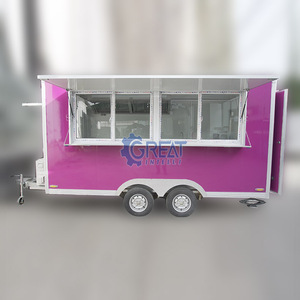 Remorques pour chevaux, Bar mobile, Camionnette de vente de glaces, Food truck vintage, Stand de restauration en conteneur, Kiosque alimentaire, Remorque alimentaire, Cuisine mobile - Product Image 3
