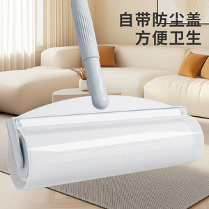 Lint Roller With Long Handle Replaceable Core Strong Adhesive For Bedding Floor Sofa <b>Carpet</b> Cleaning - Product Image 3