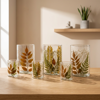 Coupe à bougie en verre ronde de luxe avec motif gaufré en feuille d'or, résistante à la chaleur, faite à la main, durable, décoration d'intérieur