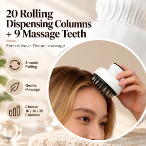 Adjustable Scalp <b>Massager</b> Brush Multi Handle Hair Care Device Washable Massage Tool for Salon and <b>Home</b> Use - Product Image 2