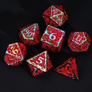 UDIXI Juego de dados de metal de alta calidad Juego de dados de metal Dados de juego Logotipo personalizado Dados Dnd para mazmorras y dragones - Product Image 1