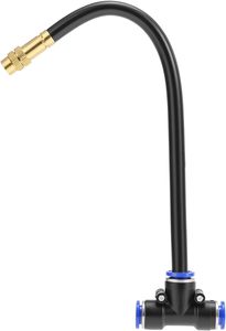 Schnellanschluss-Messing-Nebeldüse mit T-Stück für 8mm Schlauch, 360° Verstellbar, Energieeffizient, Einfache Installation - Product Image 6