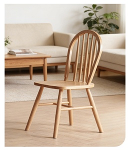 Chaises de salle à manger en <span class=keywords><strong>bois</strong></span> massif, chaises de banquet pour hôtel, chaises de restaurant, café, bar, chaises Paon, pour projets d'ingénierie - Product Image 5