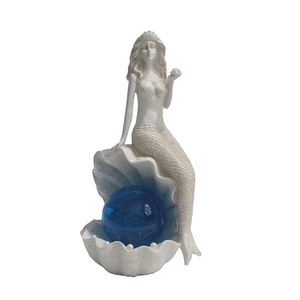 Adorno de Sirena con Luz LED Solar, Decoración de Jardín para Exteriores, Resistente al Agua - Product Image 5