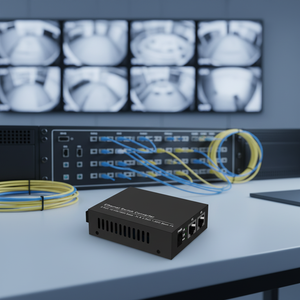 ตัวแปลงสัญญาณไฟเบอร์ออปติก 10/100/1000Mbps 2RJ45 โหมดเดี่ยว 3 กม. 20 กม. 2SC 1 คู่ - Product Image 1