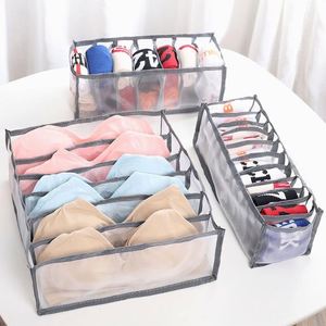Underwear Organizer <b>Boxes</b> Wardrobe <b>Drawer</b> Divider Clothes <b>Storage</b> Box for Folding Panty Scarfs Socks Bra Clothes Organize - Product Image 4