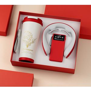 แก้วกาแฟสแตนเลสเก็บความร้อนพร้อมร่มและพาวเวอร์แบงค์ 10000mAh ของขวัญธุรกิจพร้อมโลโก้สั่งทำพิเศษสำหรับวันวาเลนไทน์และคริสต์มาส - Product Image 5