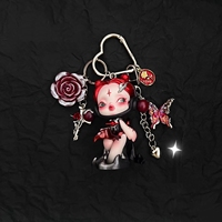 POPMART SKULLPANDA Originele Officiële Mini Pop DIY Sleutelhanger Luxe Mode Meerkleurig 15cm Lengte Mobiele Telefoon Accessoires
