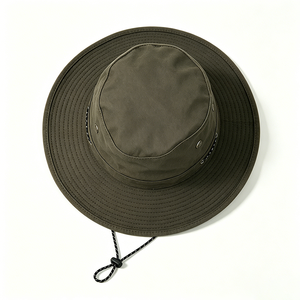 Chapeau Bob Safari Unisexe à Large Bord en Toile Imprimée, Imperméable, Protection Anti-UV, pour Activités de Plein Air, Décontracté, Sport, Pêche, avec Sangle de Menton Réglable - Product Image 5