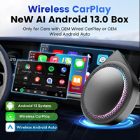 Boîtier vidéo de voiture GT6Pro avec design de moule privé, Carplay sans fil, Boîtier AI 6125 Android 13 8 Go 128 Go Adaptateur