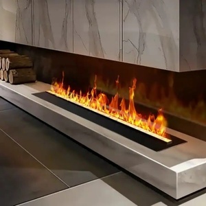 Nueva luz LED 3D llama decorativa fuego eléctrico atomizado <span class=keywords><strong>agua</strong></span> <span class=keywords><strong>vapor</strong></span> insertado <span class=keywords><strong>chimenea</strong></span> eléctrica Control remoto hogar Hotel - Product Image 1