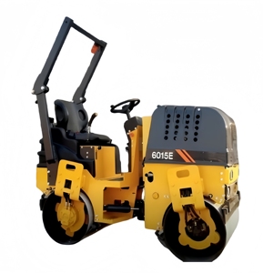 Mini rouleau compresseur à double tambour 6015E, 1,6 tonne, haute maniabilité, haute force d'excitation - Product Image 1