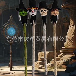 Scepter <b>Witch</b> Scepter PVC Halloween <b>Decoration</b> Voice Activated Prop European Style - Product Image 2