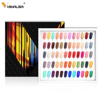 VENALISA VIP2 Nouveauté 60 pièces Coffret cadeau de vernis gel Kit de gel UV Nouvel emballage avec 5 gels techniques