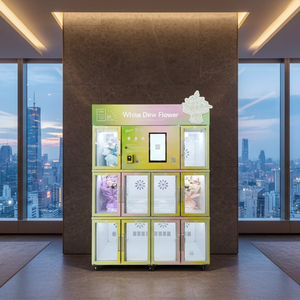 Máquina Expendedora de Flores Refrigerada Inteligente de 24 Horas con 21 Compartimentos, Pantalla Táctil y Pago sin Efectivo, Gran Venta - Product Image 4