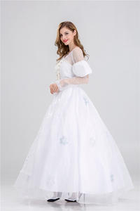 Disfraz de Princesa de <span class=keywords><strong>Alicia</strong></span> en el País de las Maravillas para Fiesta de Carnaval de Halloween, Disfraz de <span class=keywords><strong>Reina</strong></span> <span class=keywords><strong>Blanca</strong></span> para Cosplay, Disfraz para Mujer Adulta - Product Image 3