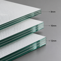Verre feuilleté trempé sérigraphié sur mesure avec motifs et couleurs personnalisés pour les projets architecturaux à grande échelle