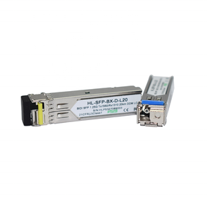 Sợi quang <span class=keywords><strong>Transmitter</strong></span> Receiver 1310nm/1550nm SFP mô-đun sợi quang thu phát quang 1.25 gam bidi LC <span class=keywords><strong>20km</strong></span> - Product Image 1