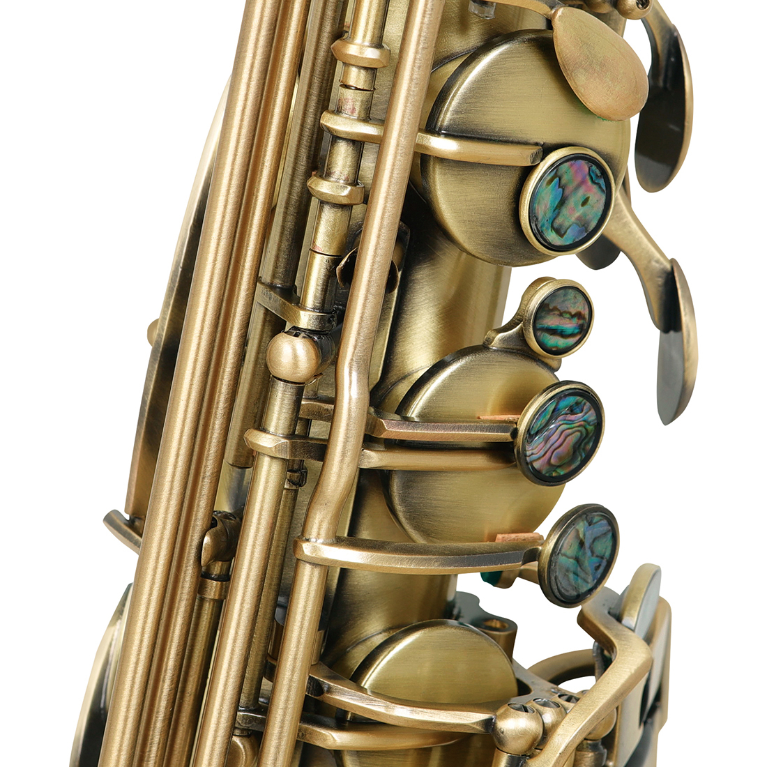 SLADE Brass Bb Tenor Saxophone - Antique Lacquer Finish | Ideal