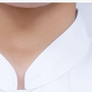 Chef Uniform Long Sleeve White Cotton Workwear For Restaurant Kitchen Men Women Autumn Winter - Product Image 4