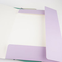Precio de fábrica al por mayor personalizar diseño imprimir logotipo A4 colorido cartón moda documento carpetas de archivos para oficina de negocios