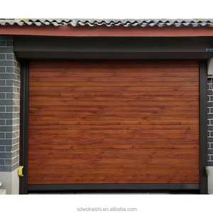 Porta <span class=keywords><strong>Garage</strong></span> Avvolgibile in Acciaio Antiurto per Doppia Auto, Alta Qualità, Effetto Legno, Ideale per Uso Residenziale - Product Image 5