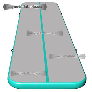 Pista de aire inflable para gimnasia, colchoneta redonda para entrenamiento, gimnasio, aire libre - Product Image 3