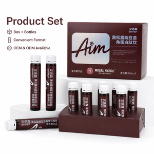 Boisson personnalisée au peptide de kératine de truffe noire et de pousses de pois pour la croissance capillaire, supplément liquide oral de collagène, marque privée - Product Image 4