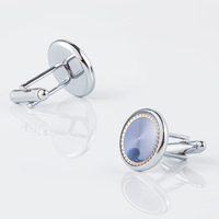 Boutons de manchette en cuivre de haute qualité pour hommes, accessoires de chemise personnalisés en or et argent, cadeaux de mariage, vente en gros