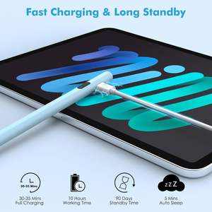 ปากกาสไตลัสสีฟ้าอเนกประสงค์ที่ใช้งานได้กับหน้าจอสัมผัสใช้ได้กับ iPad iPhone แท็บเล็ตแอนดรอยด์ - Product Image 4