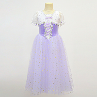 Costume de ballet en gros, robe de ballerine en velours romantique, babydoll en tulle