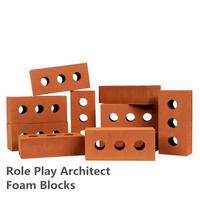 Jouets en mousse EVA personnalisés pour enfants Briques de construction intelligentes Grandes briques en mousse Jouets d'extérieur pour enfants