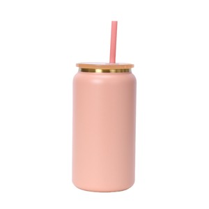 Vàng-mạ 304 thép không gỉ 16oz công suất lớn chân không phích cup 6-12 giờ cách nhiệt xách tay rơm cổ điển - Product Image 5