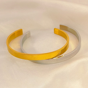 Pulsera de apertura ancha para mujer, brazalete de alta calidad, venta al por mayor - Product Image 5