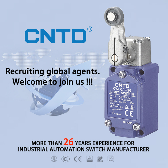 CNTD Brand New Product CWLCA2-2G Vertical Safety Limit Switch 10A 380VAC IP66 Protection for Elevator Travel Switch