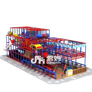 Aire <span class=keywords><strong>de</strong></span> <span class=keywords><strong>jeux</strong></span> d'intérieur pour enfants, duplex en usine, <span class=keywords><strong>avec</strong></span> diapositives pivotantes et <span class=keywords><strong>trampoline</strong></span>, fournitures d'usine - Product Image 2