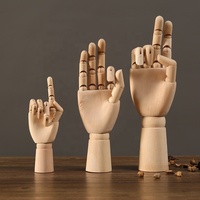 Modèle de mannequin en bois pour croquis de poupées, main articulée avec articulations mobiles, pour art et manga, figurine à croquis rapide, ornement de bureau