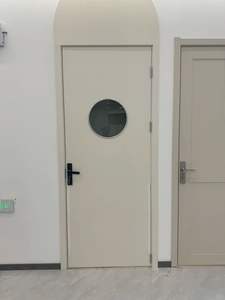 Dormitorio con aislamiento térmico, Biblioteca de barco rápido individual, puerta de salida de emergencia para pasillo de internado de madera - Product Image 6