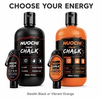 Craie liquide en marque privée 50ml 100ml 200ml 250ml Couleurs de bouteille personnalisées Noir Blanc Pour produit sportif de marque OEM ODM
