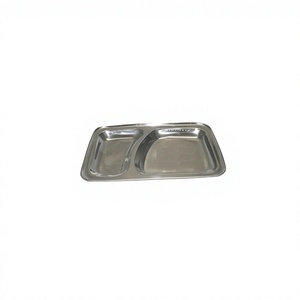 Stainless Steel Eco Friendly Decorative Serving <b>Tray</b> <b>Mirror</b> Finish Multipurpose Food Platter Dishwasher Microwave Safe Snacks - Product Image 1