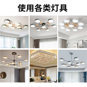 แผงไฟ LED 220V แบบไม่ใช้ไดรเวอร์ ทรงกลม 12W สำหรับเปลี่ยนหลอดไฟโคมระย้า สไตล์นอร์ดิก - Product Image 3